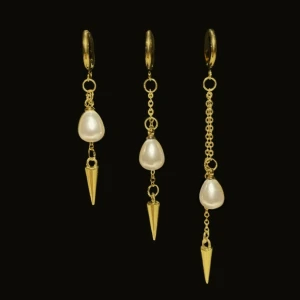 2 st guld strl M - Två stycken i guld