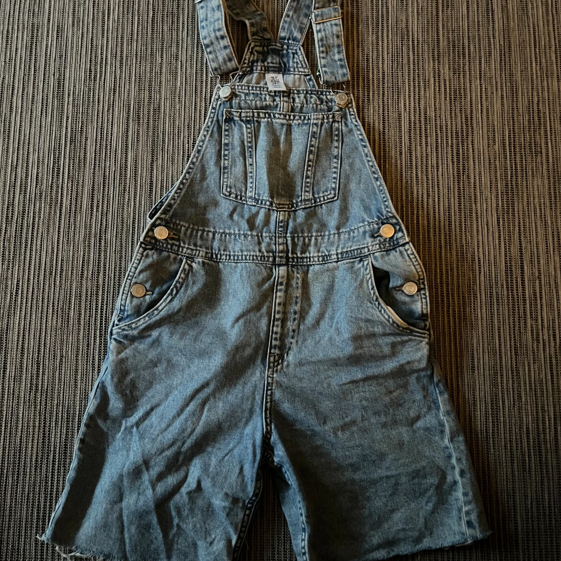 Hängselshorts denim strl 146