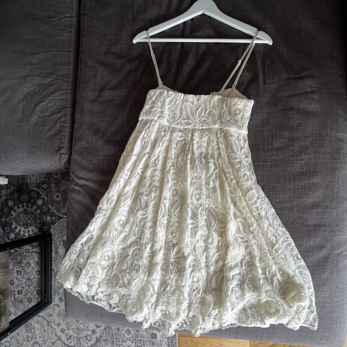 Vit klänning  - 90