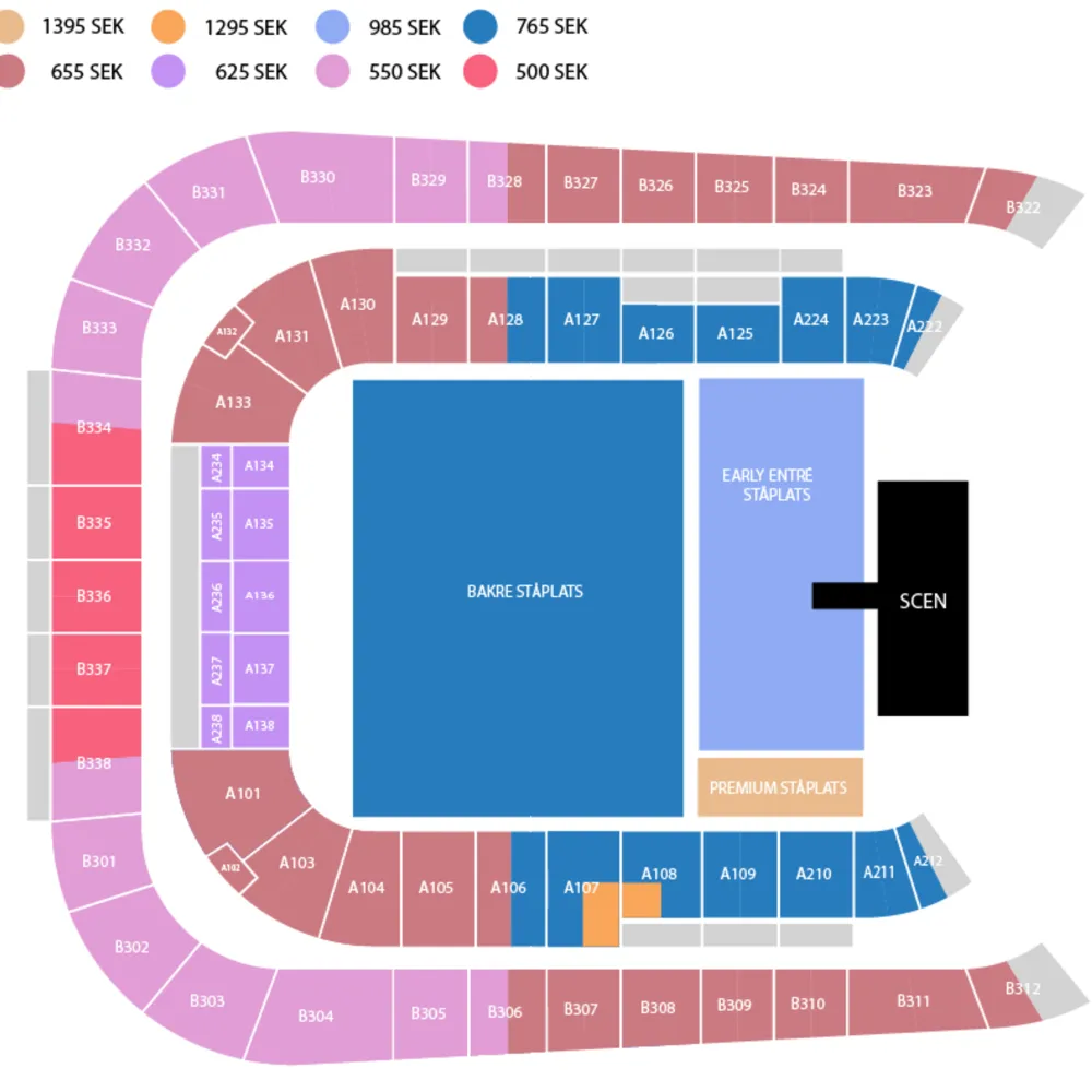 Säljer 2st bakre ståplats biljetter till Ant Wan konserten i Tele2 Arena den 12 oktober 2024. Ingång: Entré V. Säljer för 1000 kr styck eller båda för 2000 kr.. Övrigt.