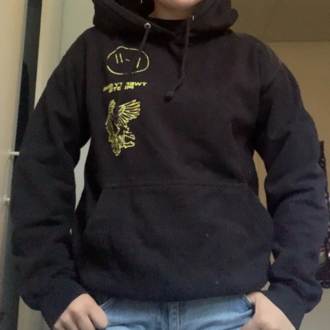 Svart hoodie från Twenty One Pilots - 90