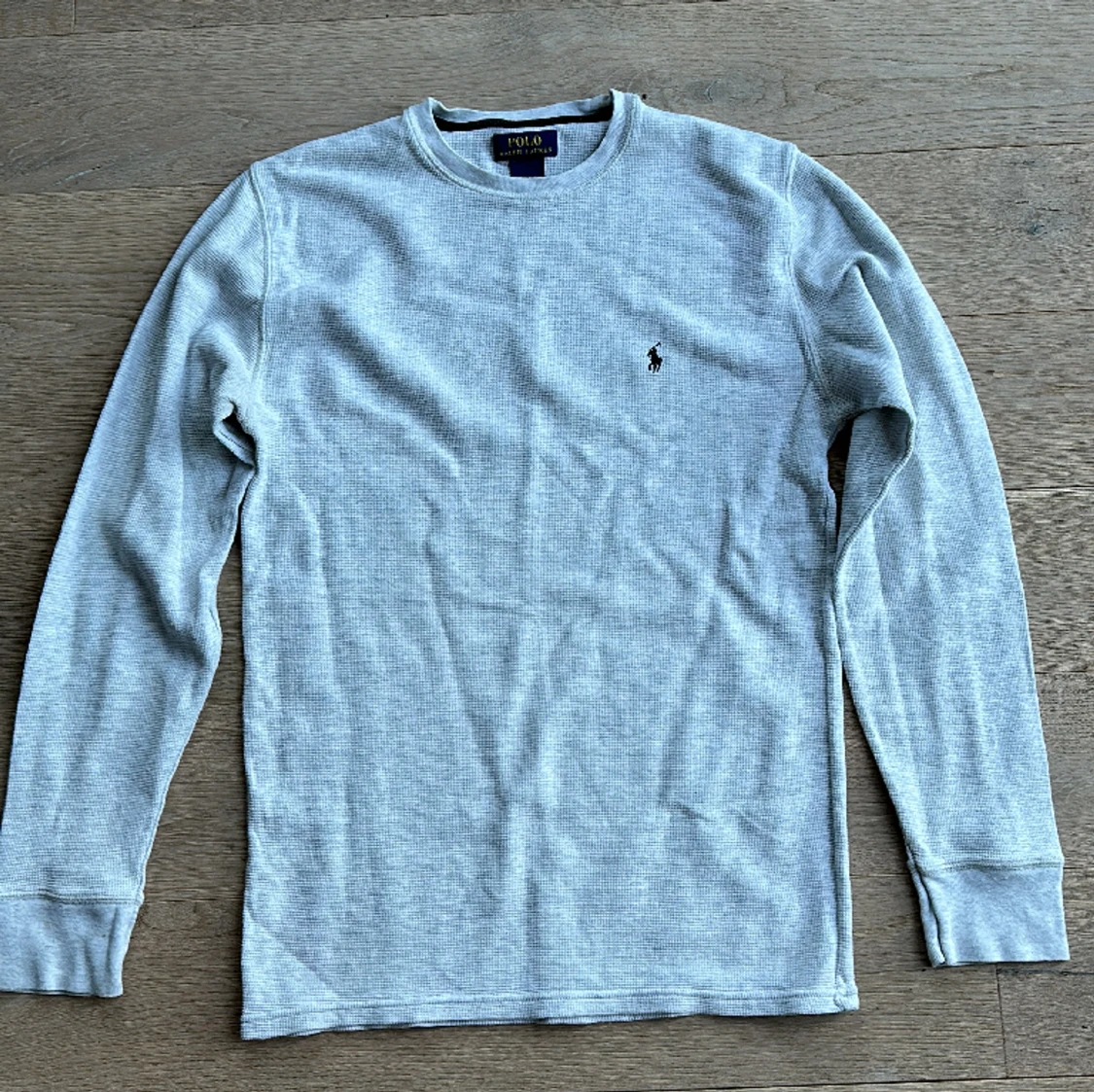 Grå Ralph Lauren crewneck-tröja