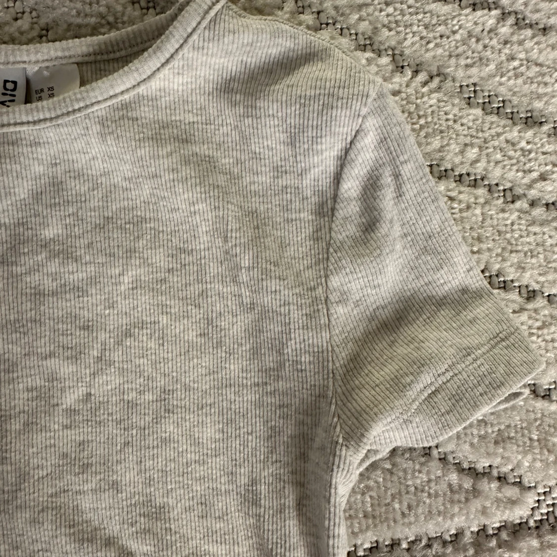 Ljusgrå crop top - 91