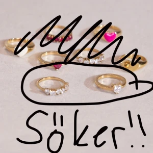 Söker!!! - Söker dessa två ringar från Edblad, tror valentineskollektion 2023. Ska vara storlek 17.5 mm!!