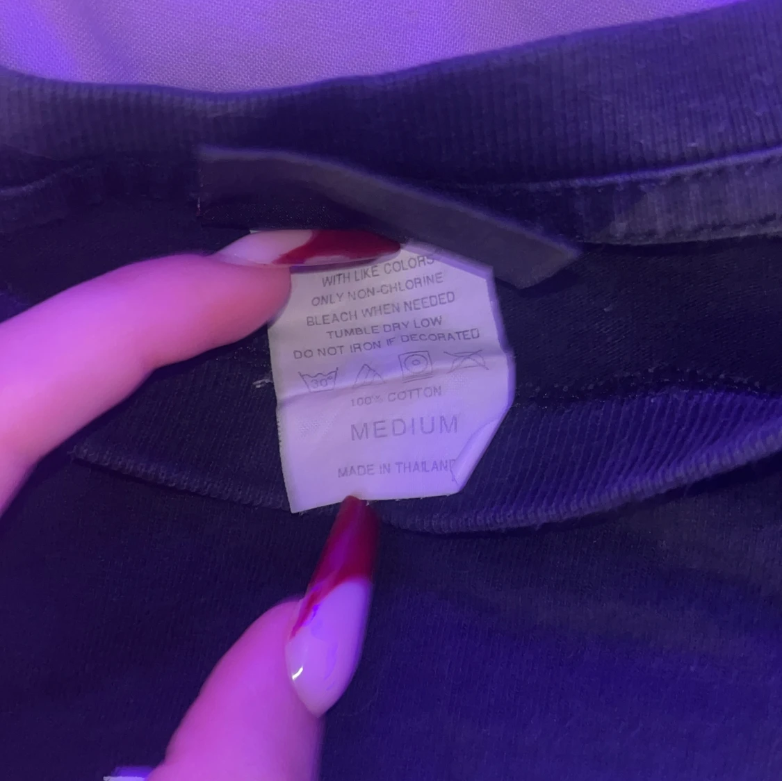 Svart band Tshirt - 91