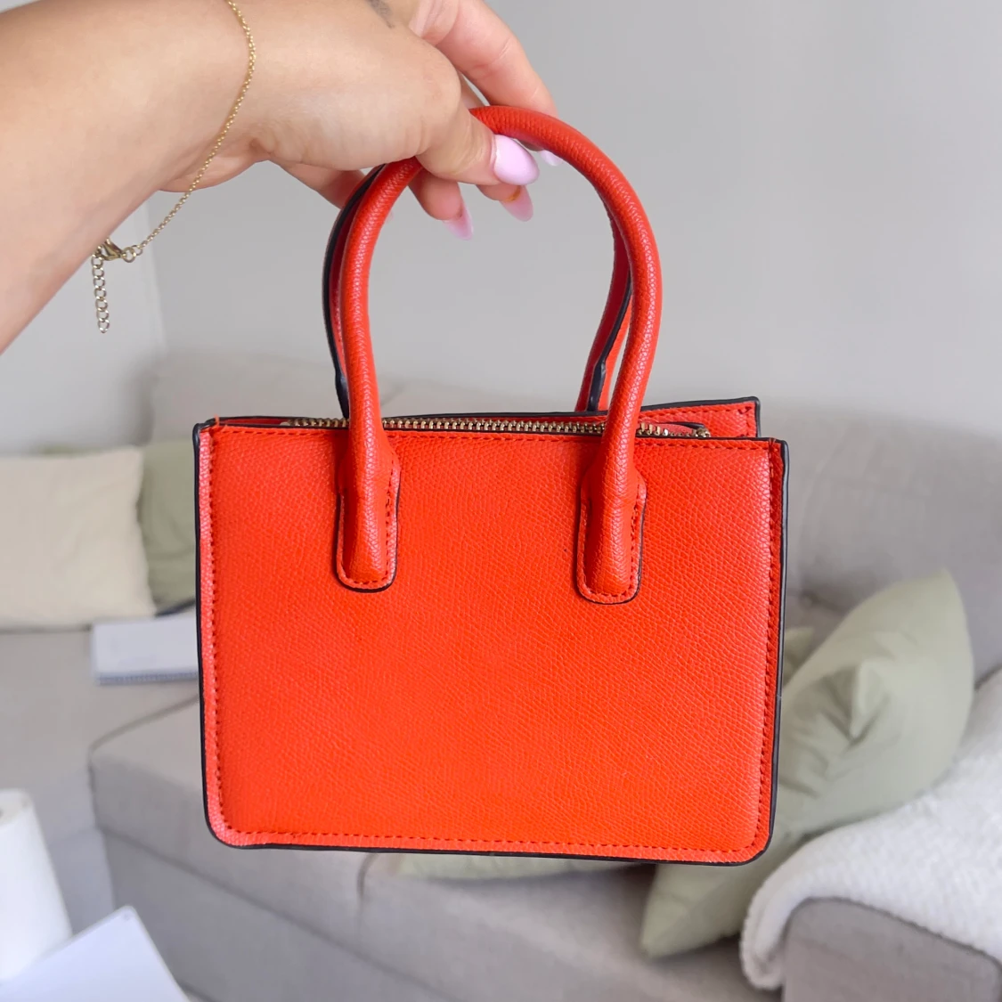 Orange väska - 90