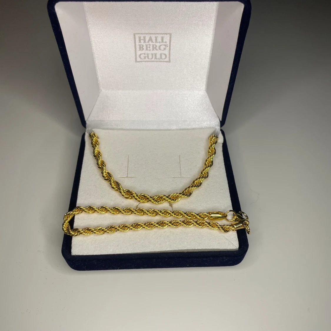 Guldplaterat cordell halsband och armband