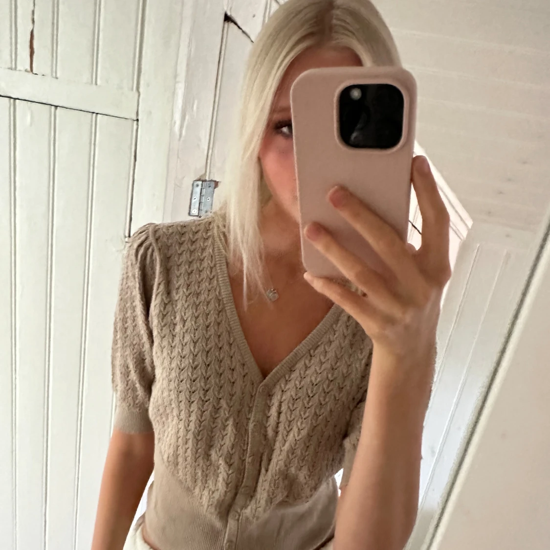 Trekvartsärmad topp