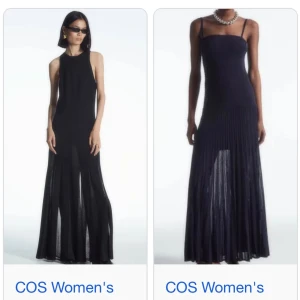 Säljer dessa två klänningar - Svarta använd 1 gång & mörk mörk blåa klänningen aldrig använd. Pris lapp finns fortfarande kvar. Total pris för båda två: 2000kr  Båda är i S