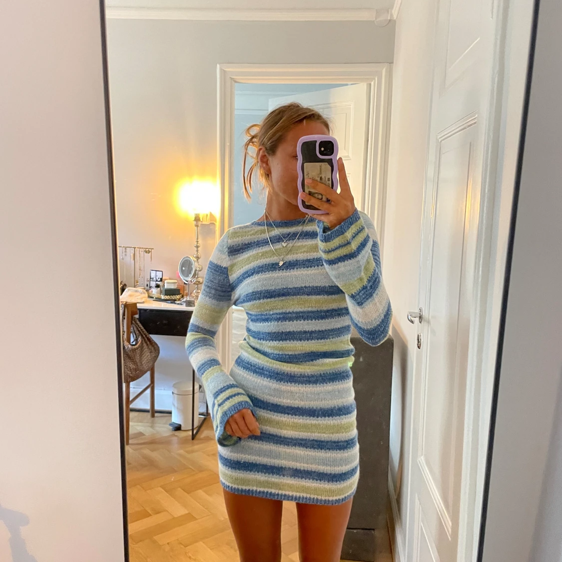 Stickad sommar klänning❤️ - 91