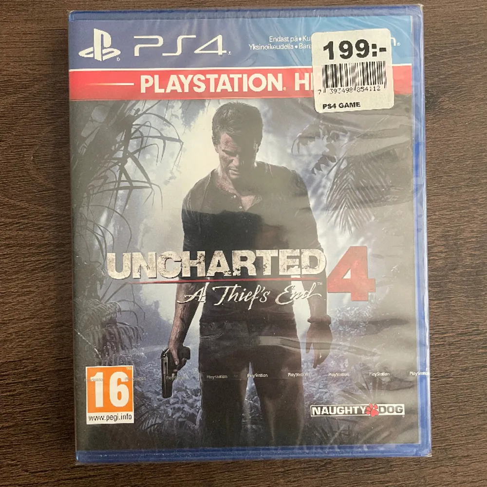 Uncharted 4 till PS4, ny inplastad.. Övrigt.