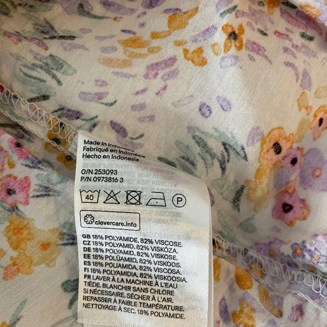Blommig klänning  - 90