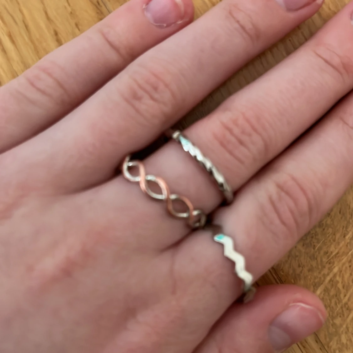 Tre ringar i silver  - 91