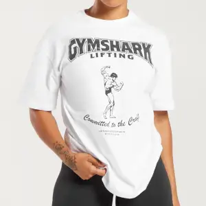 Säljer denna nyköpta o oanvända T-shirt från gym shark. Har prislapp kvar o är endast testad på. Nypris 359 kr, mitt pris 320 kr. Oversized modell