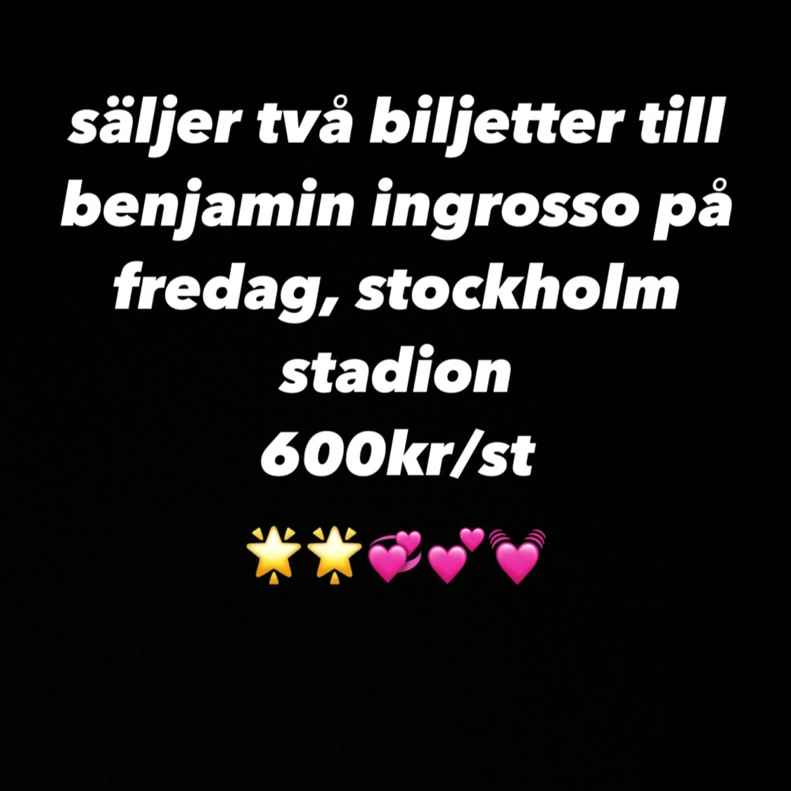 Benjamin Ingrosso Konsert