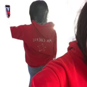 Ma cherie hoodie - Stl 158/164 men passar XS/S. Endast använd en gång så i mycket bra skick! 💞