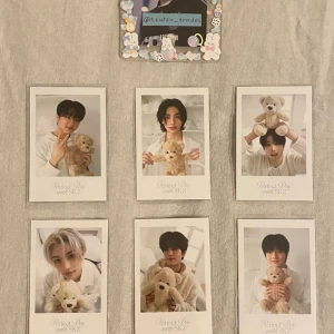 stray kids season greetings 2024 polaroids - vill tradea dessa skz polaroids för lee know eller chan wishlist (se på insta @tzutzu_trades) eller sälja för ett reasonable pris som vi båda kan diskutera^^ (bara seungmin och changbin finns kvar!!)