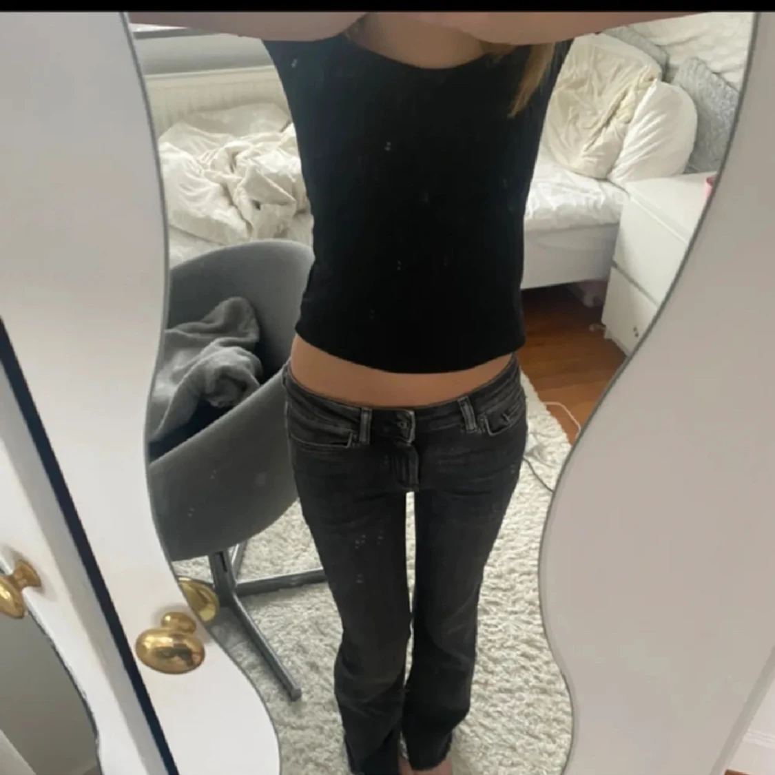 Lågmidjade jeans från Only💗 - 90