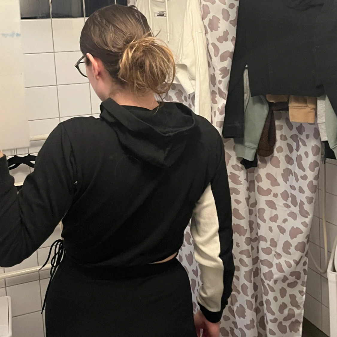 Blockfärgad Hoodie - 90