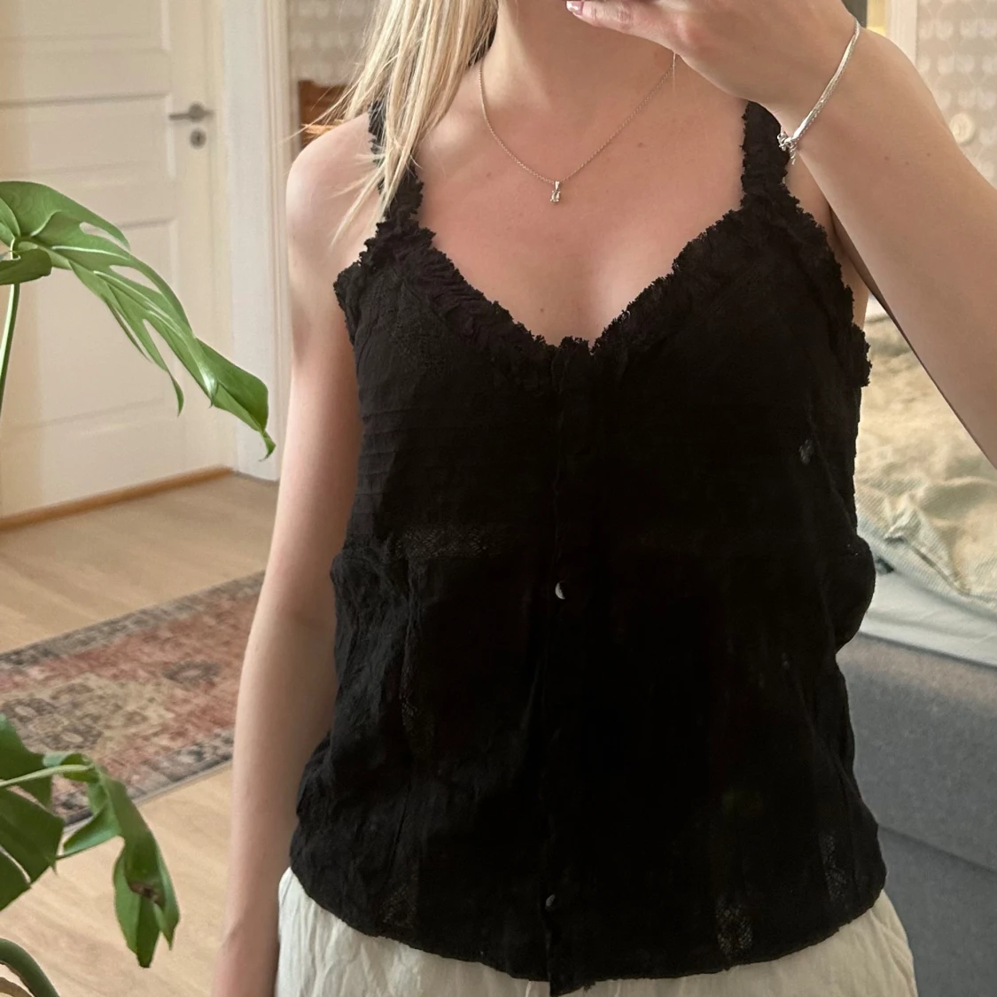 Svart zara linne ”prislapp på” - 92