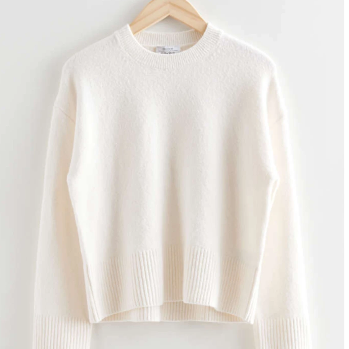 &other stories stickad tröja