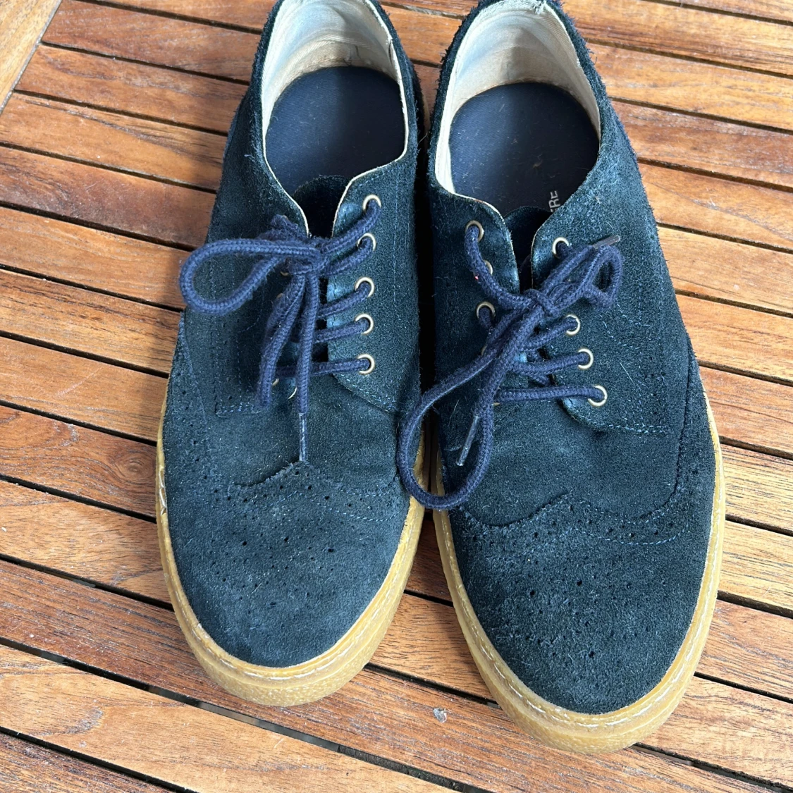 Blåa Fred perry sko - 90