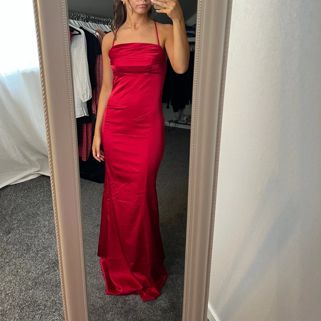 Röd balklänning  - 91