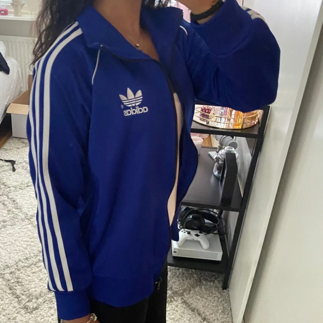 Blå Adidas kofta  - 91