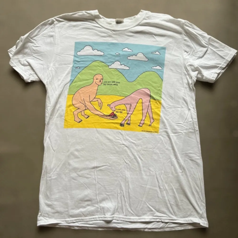 Original t-shirt från Chris (Simpsons artist), använd ett fåtal gånger. Säljs inte längre . T-shirts.
