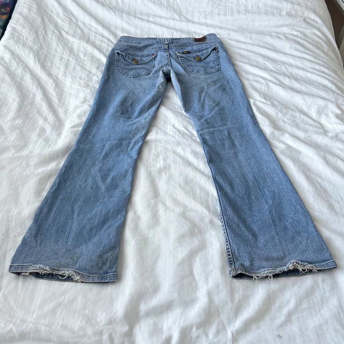 Lågmijade bootcut jeans - 91