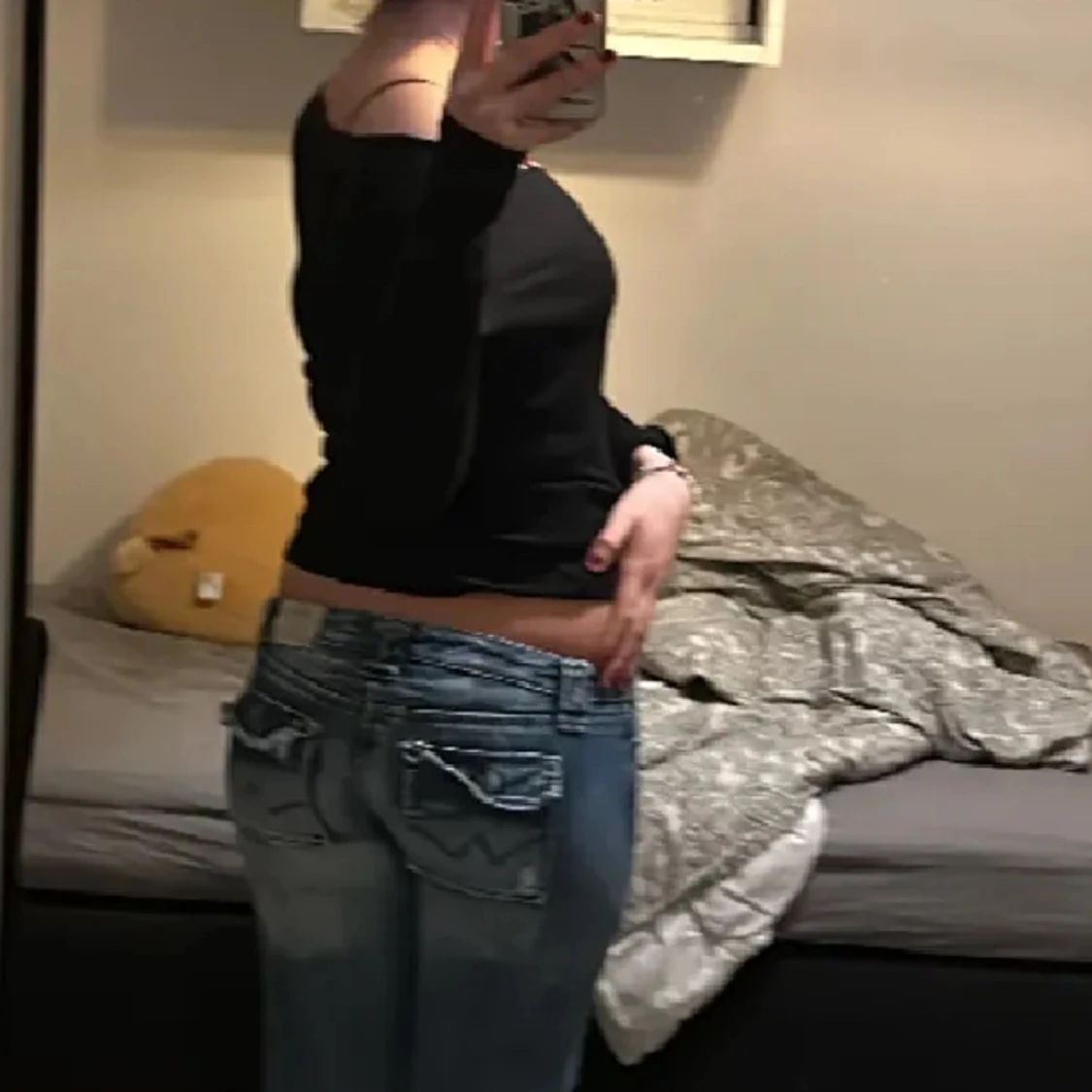 Lågmidjade vintage jeans - 91