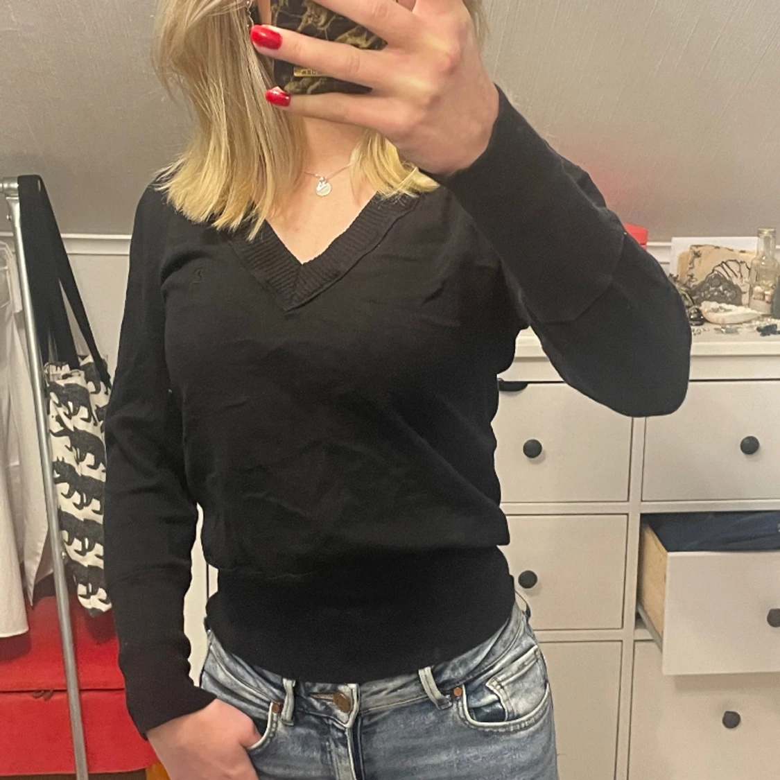 Svart långärmad 