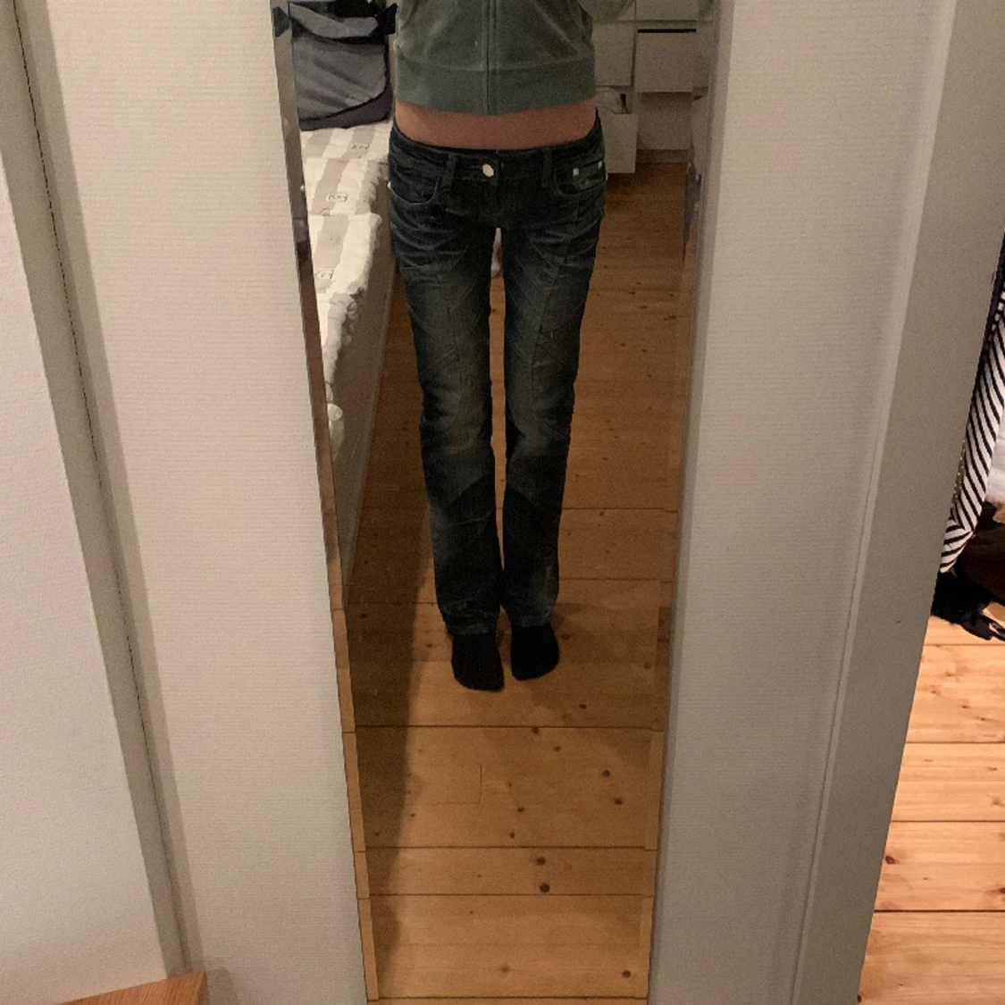 Blåtvättade BTjeans