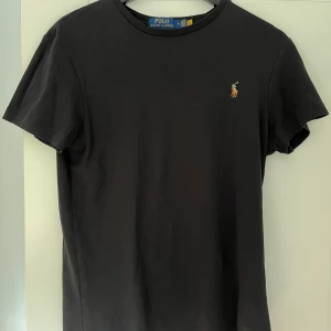 Ralph lauren T-shirt  - Säljer denna Ralph lauren T-shirt då den blivit för liten. Den är i 8/10 skick och i storlek M men passar mindre. Nypris 1200, mitt pris 300. Den passar någon runt 175. 
