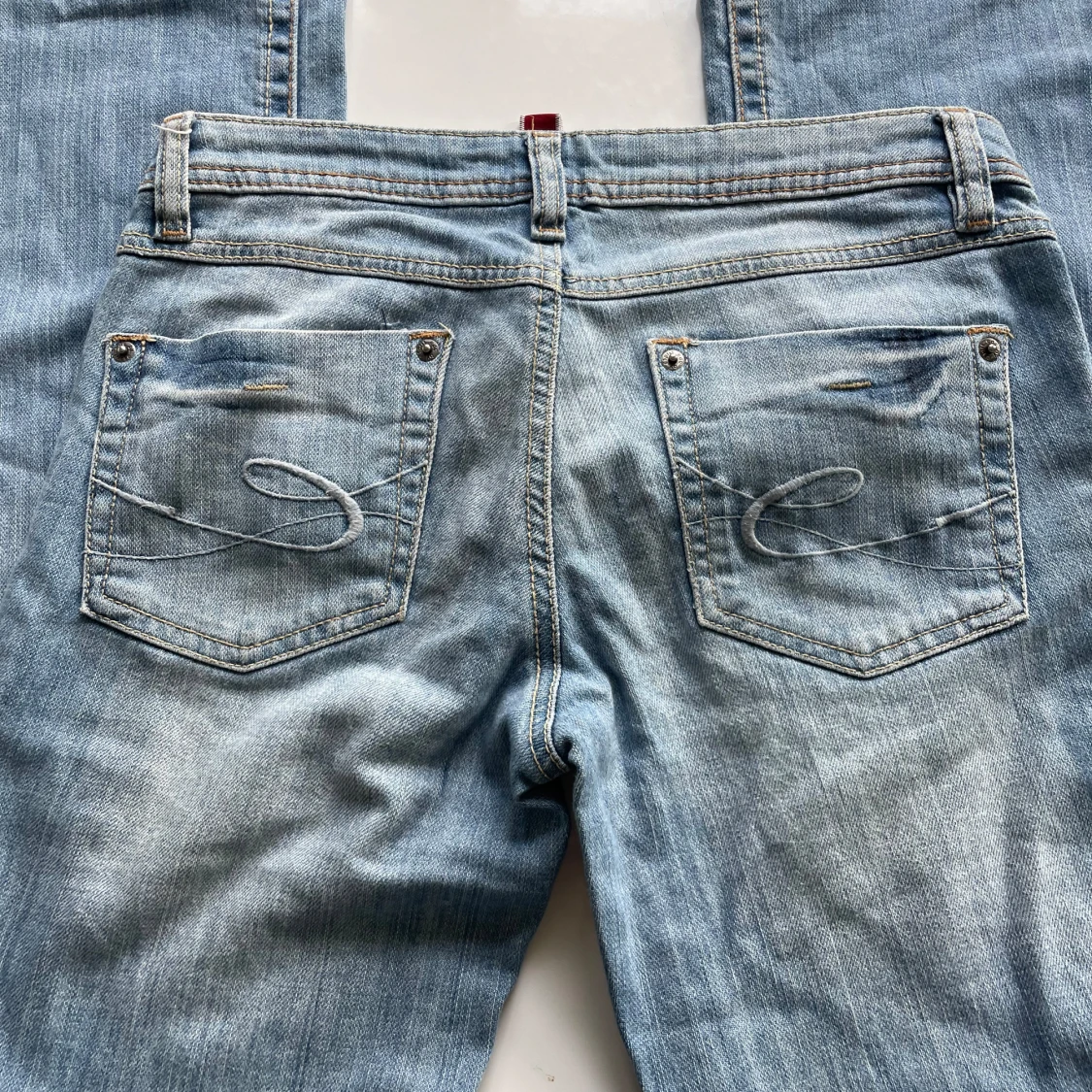 Lågmidjade bootcut jeans - 90