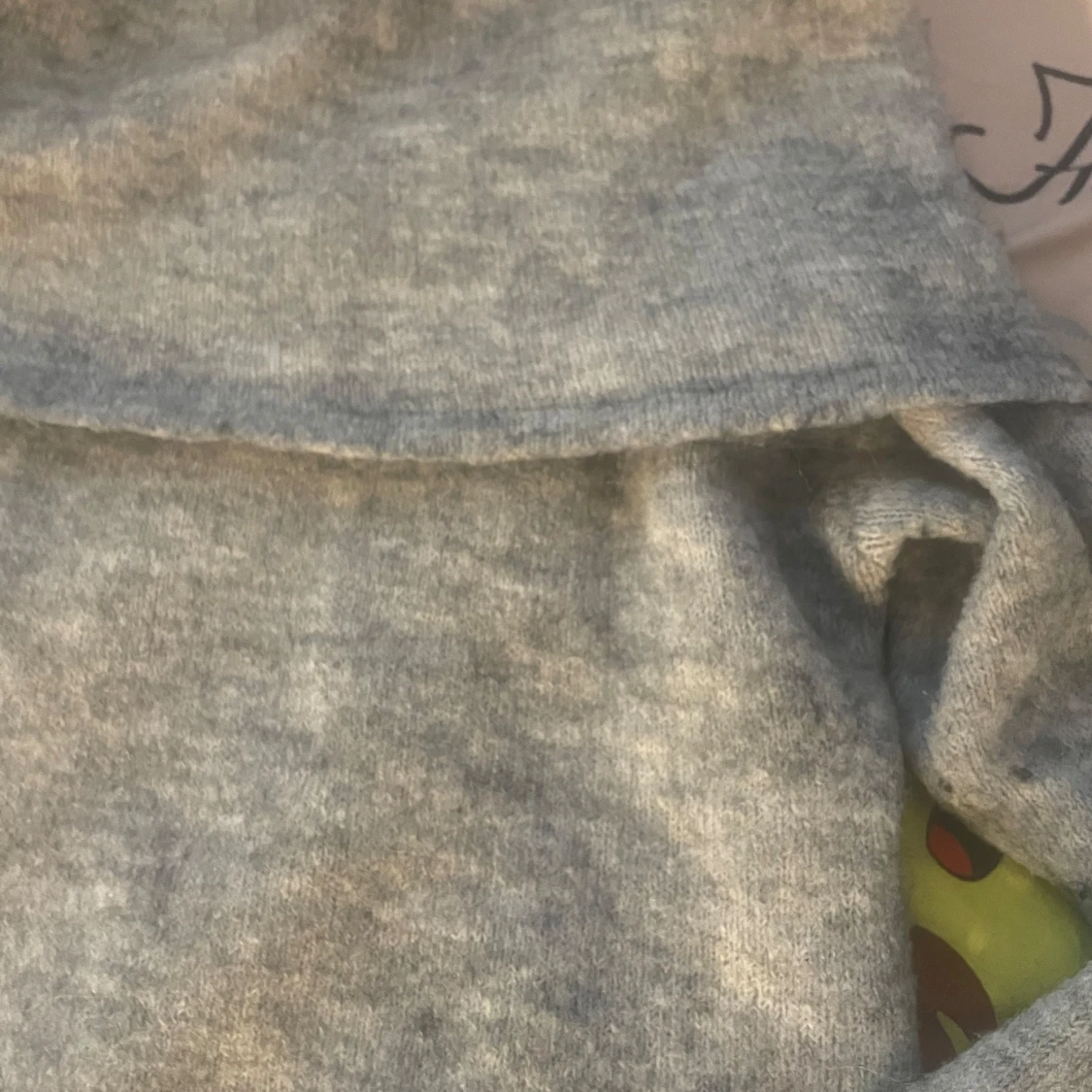 stickad off shoulder tröja - 90