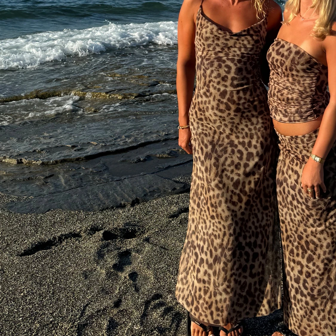 Leopard klänning  - 91