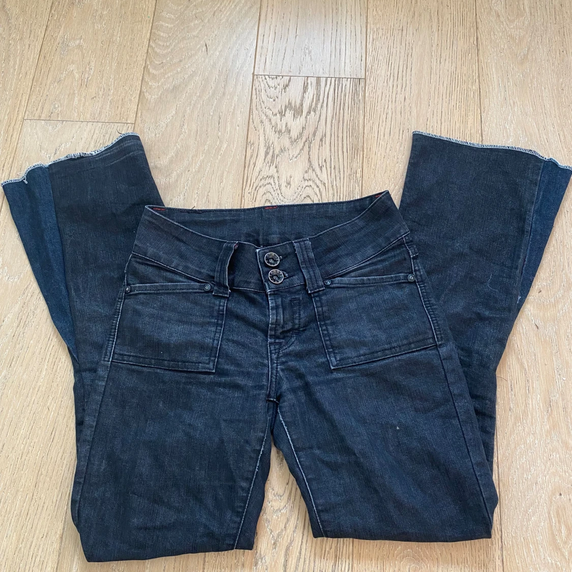 Lågmidjade jeans