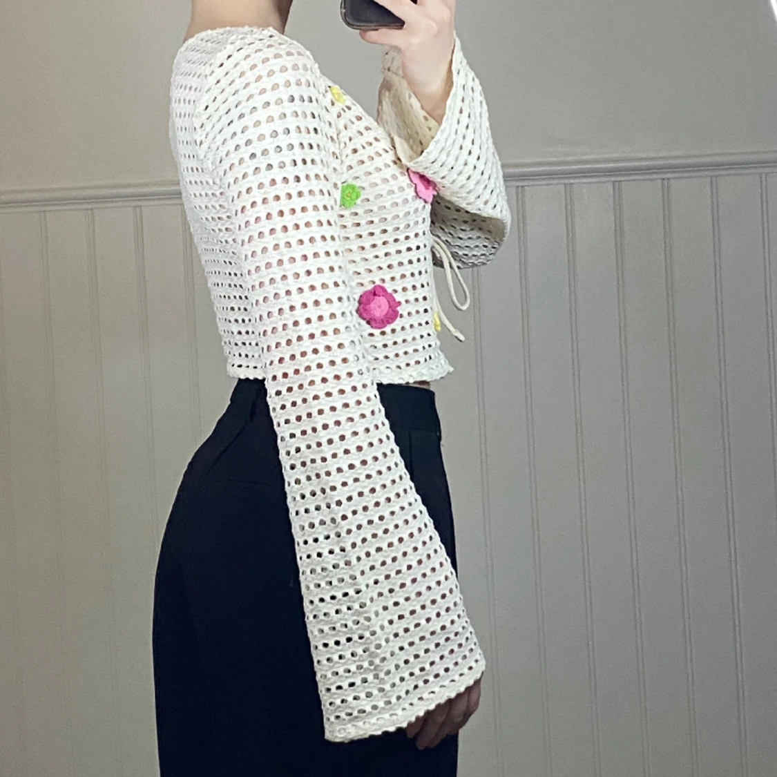 Virkad cardigan - 90