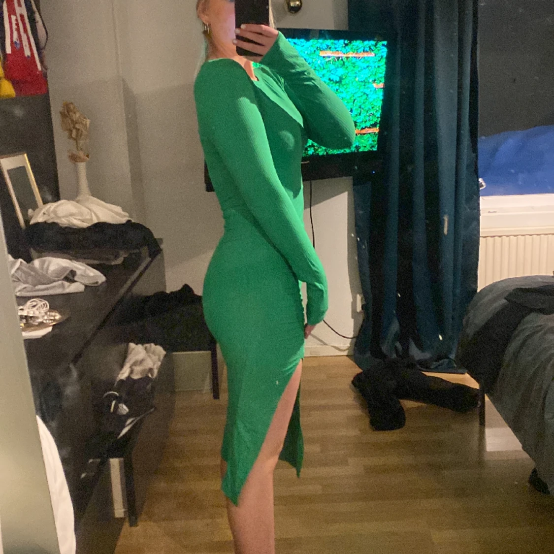 Grön klänning  - 90
