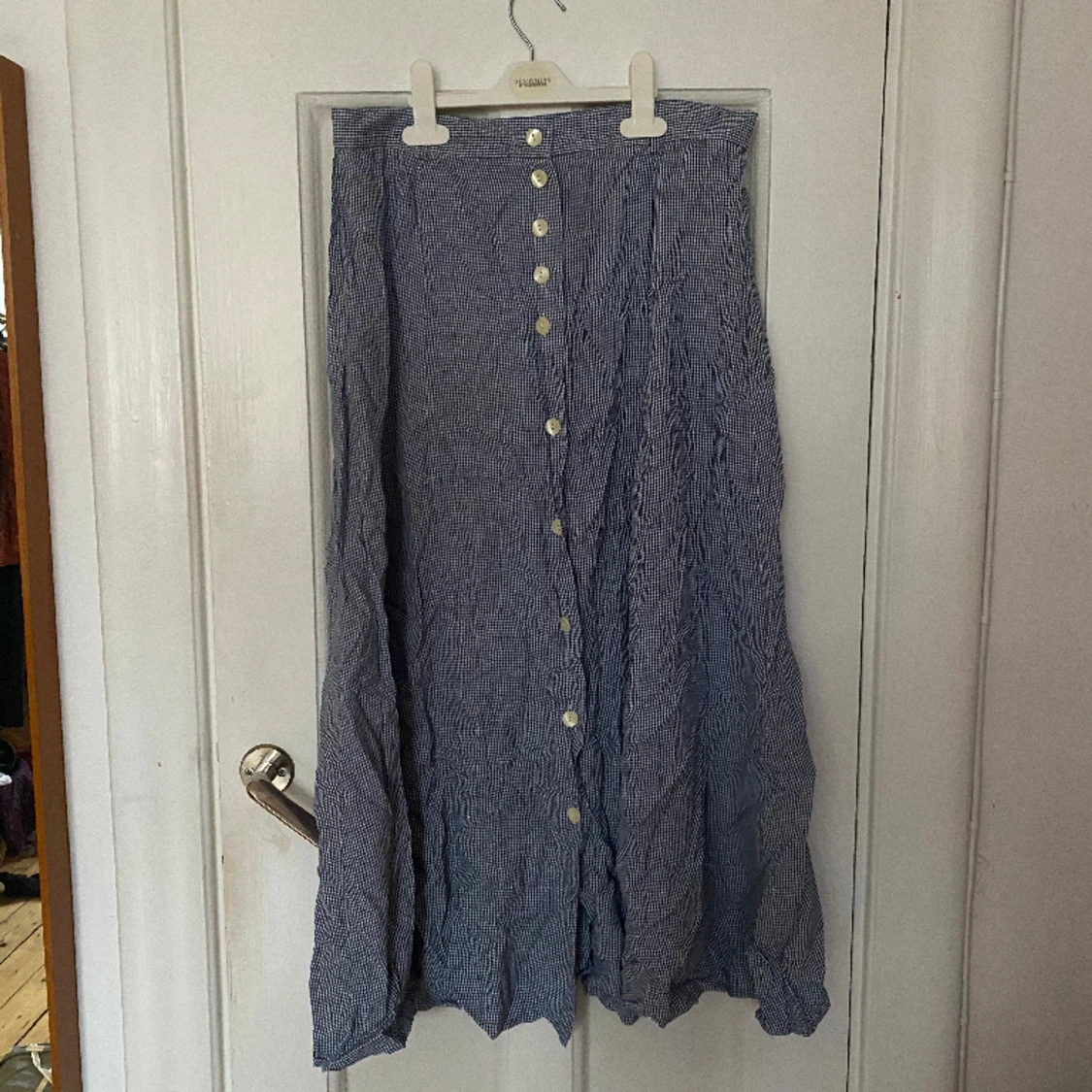 Rutig långkjol - 90