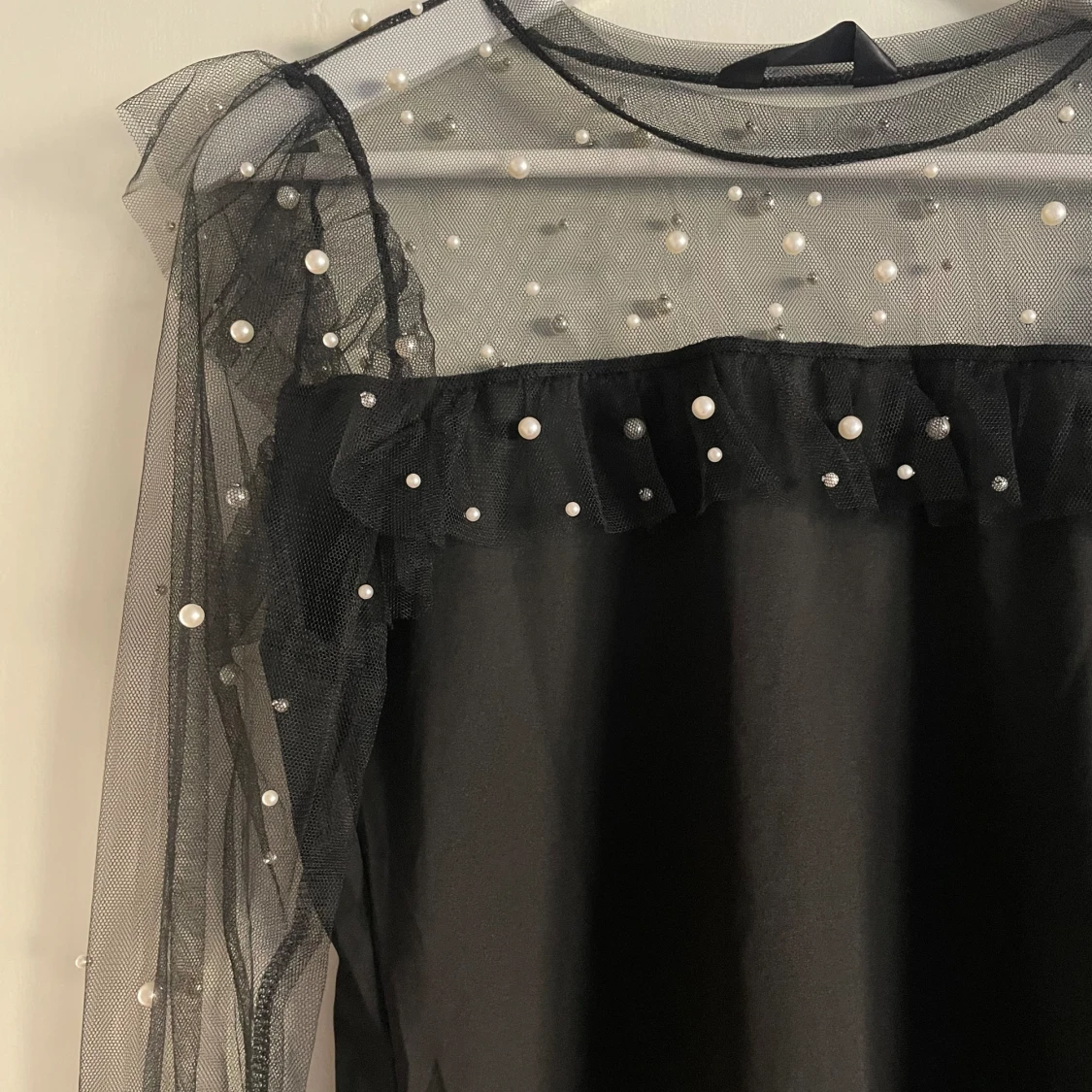 Svart meshtröja - 91