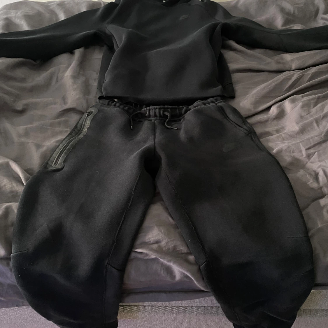 Nike tech fleece hoodie/byxor - 4