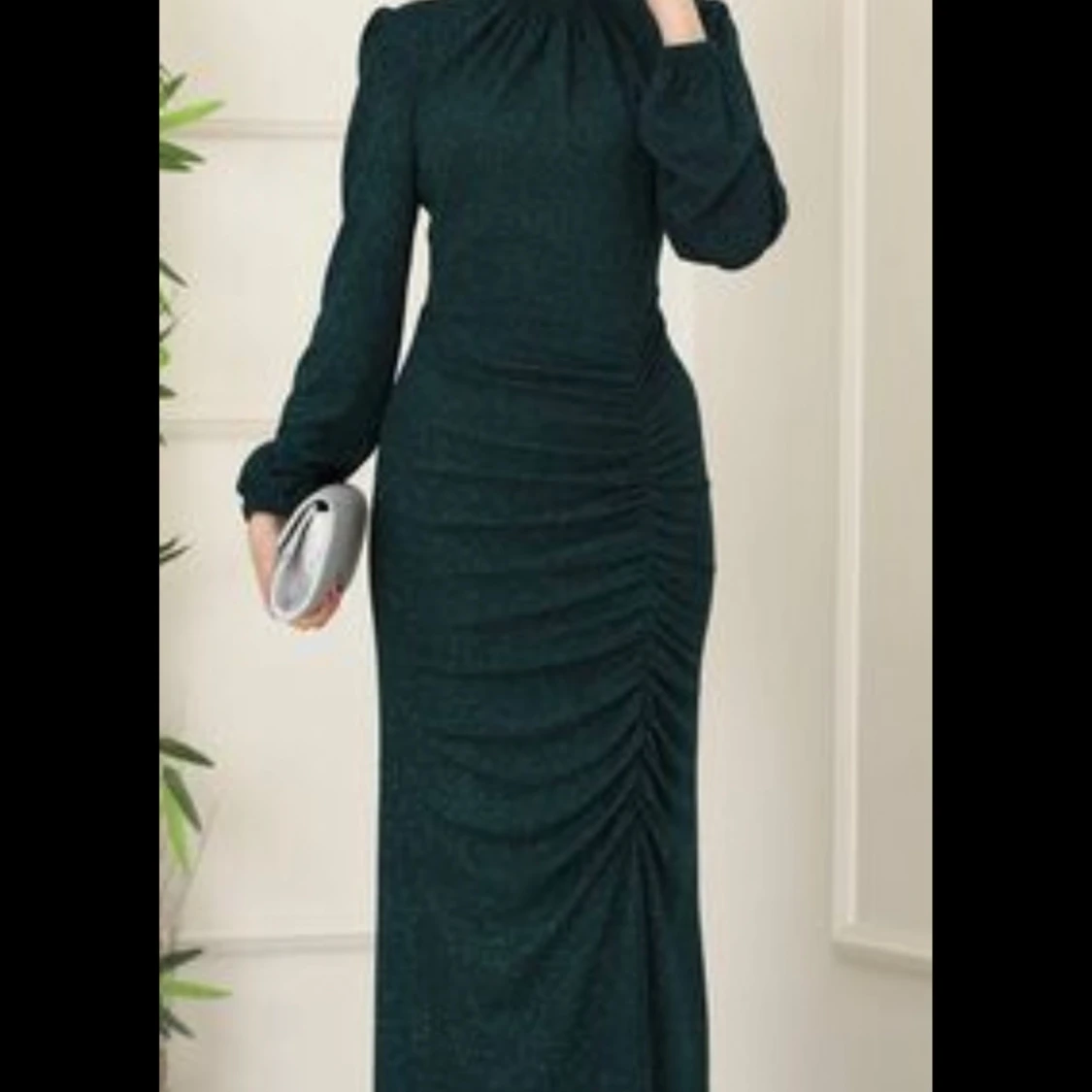 En svart maxi klänning - 90