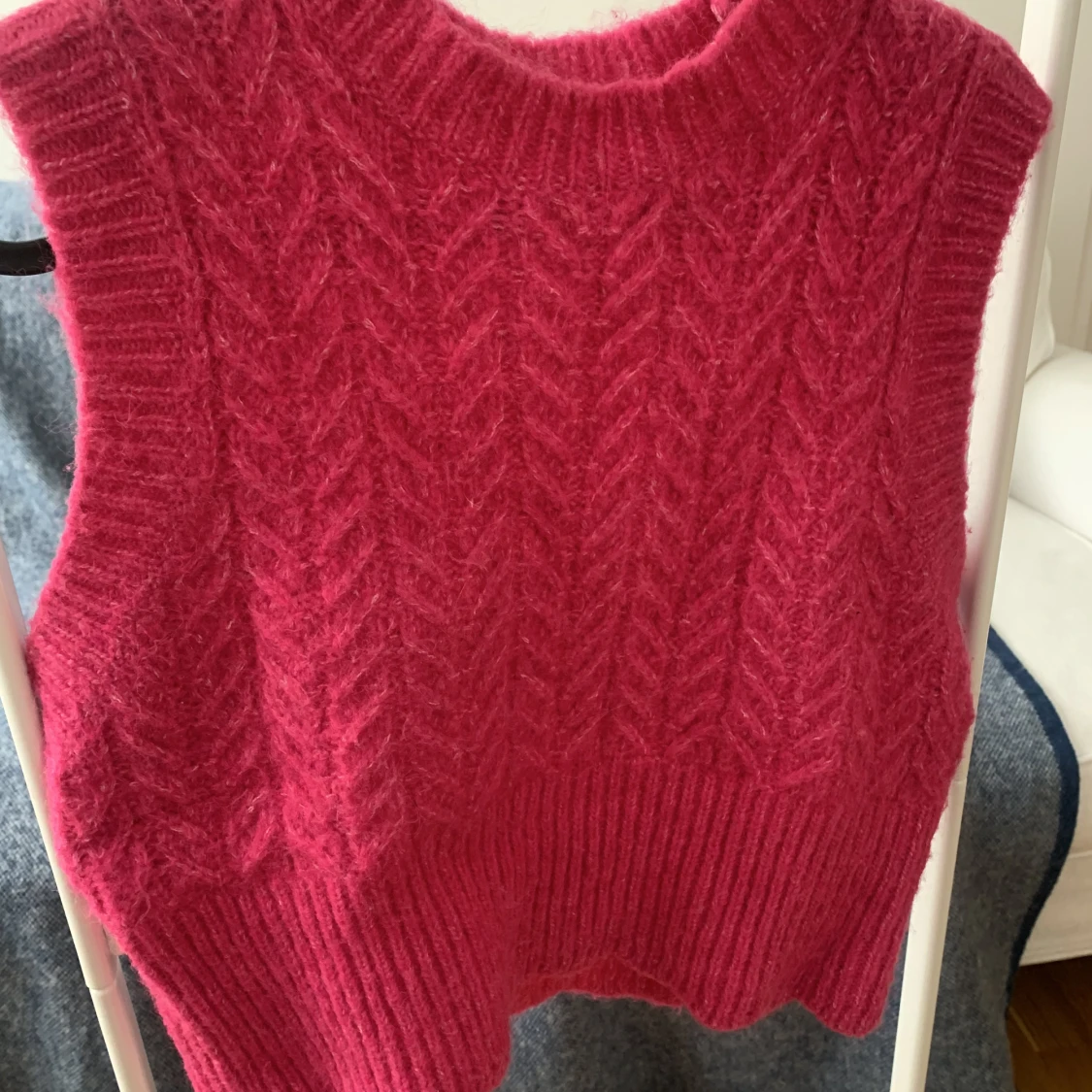Stickad väst - 90