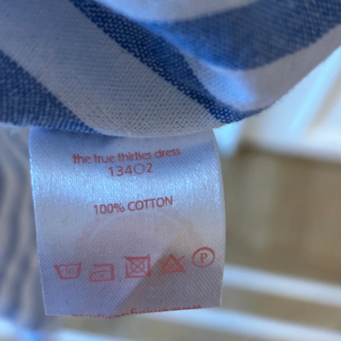 Blå randig klänning, Emmy design  - 92