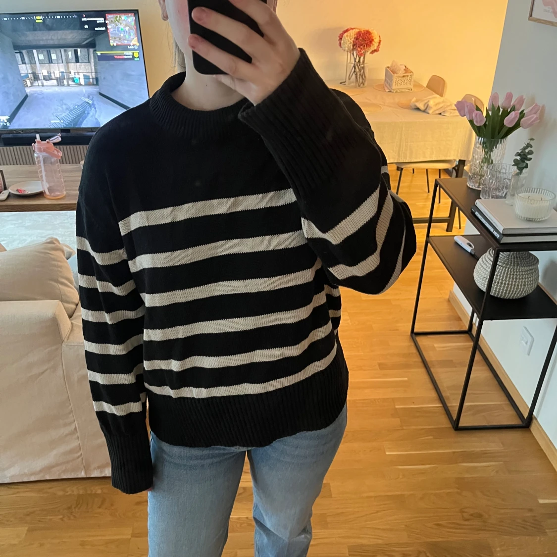 Stickad tröja  - 90