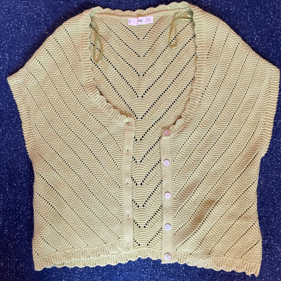 Kortärmad Grön Kofta  - 3