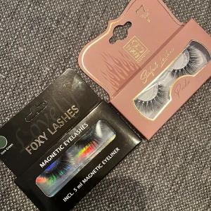 Ögonfransar - Nya, helt oöppnade lösögonfransar.  En magnetisk och en vanlig.  Använder ej.  Köpta för ca 160 kr.