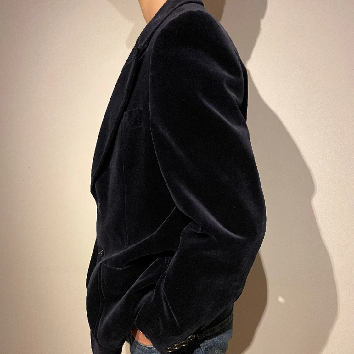 Vintage sammetskavaj - 90